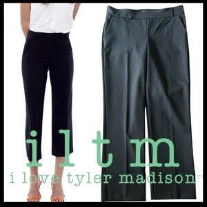 I Love Tyler Madison Black Pull On Stretch Cuff Crop Pant (M/L)